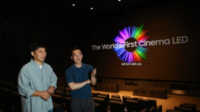 Samsung’s giant new display for cinemas reaches its first venue