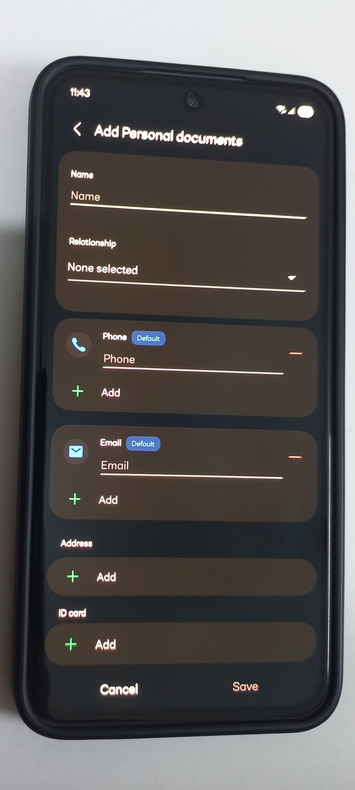 samsung pass version 15.3.01.6 ability to save personal documents (02)