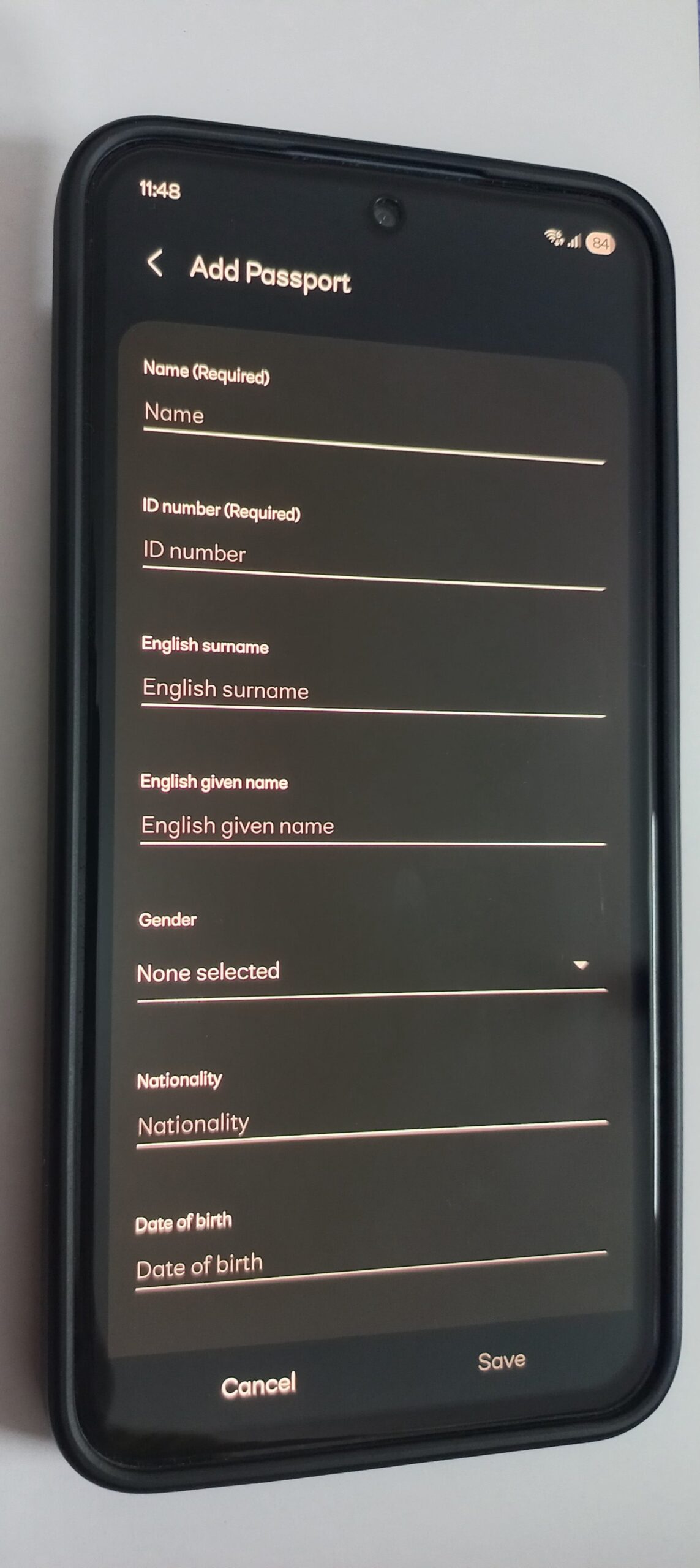 samsung pass version 15.3.01.6 ability to save personal documents (07)