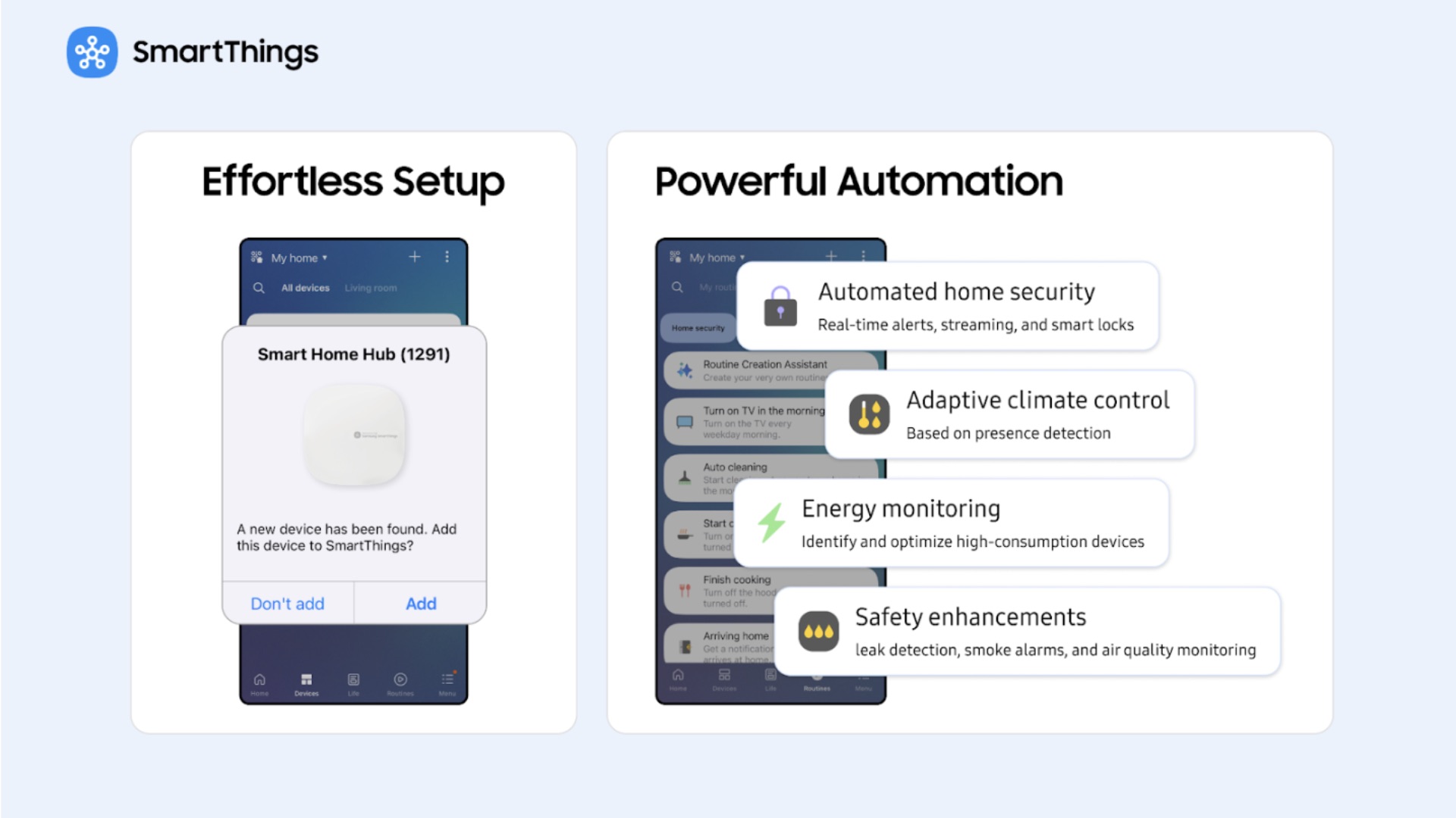Samsung apresenta novo SmartThings Hub com suporte à tecnologia Matter 4 Configuração rápida e automação do Samsung SmartThings Aeotec Smart Home Hub 2