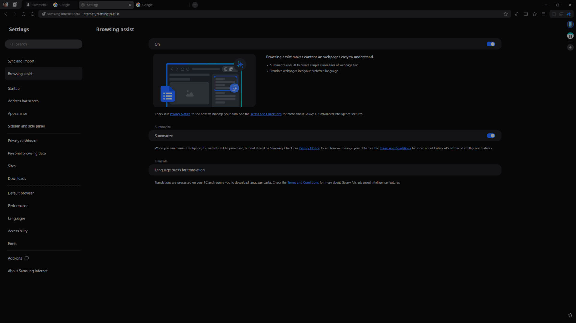 settings – samsung internet 10_30_2025 5_39_49 am