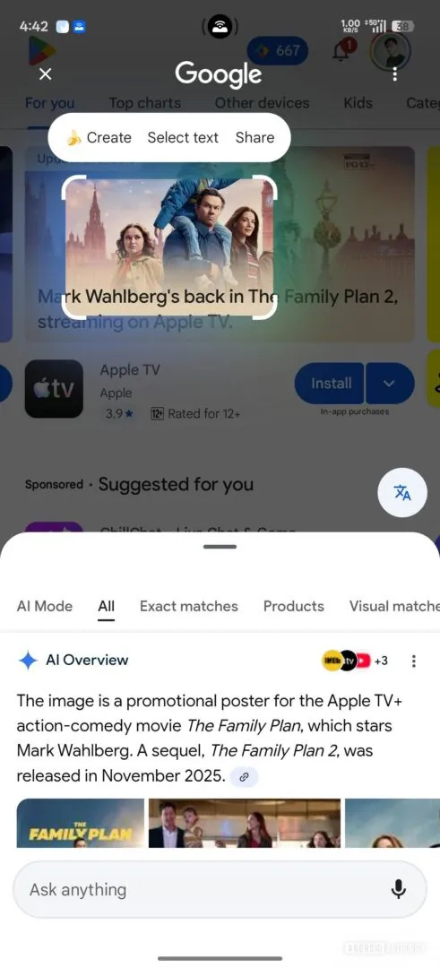 google circle to search new search bar placement