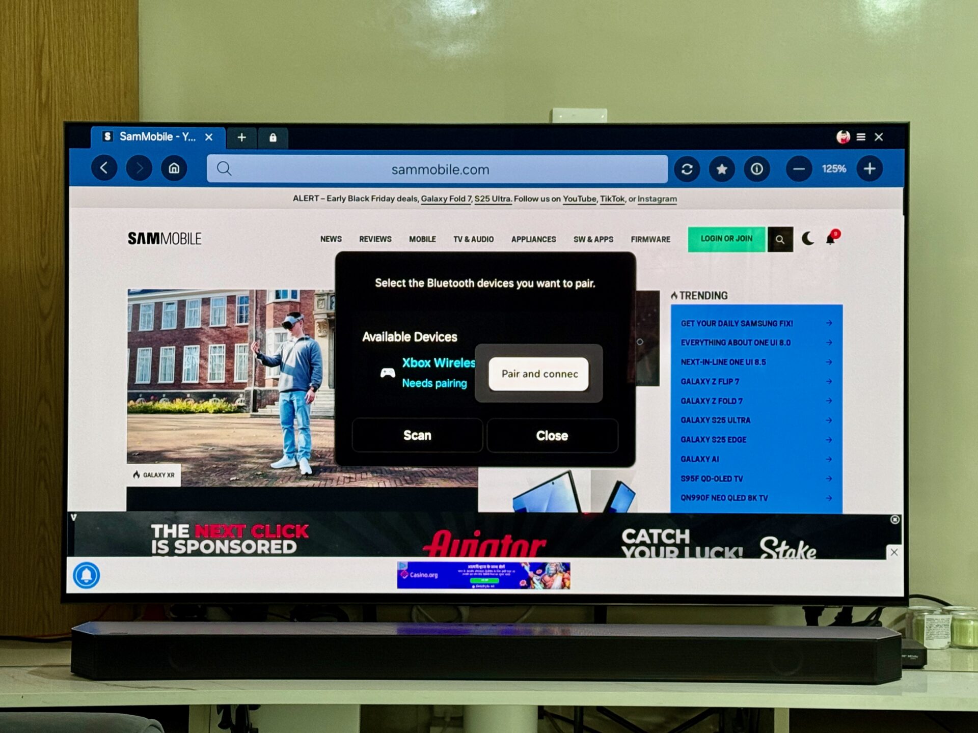 pairing samsung tv or smart monitor with microsoft xbox wireless controller (02)