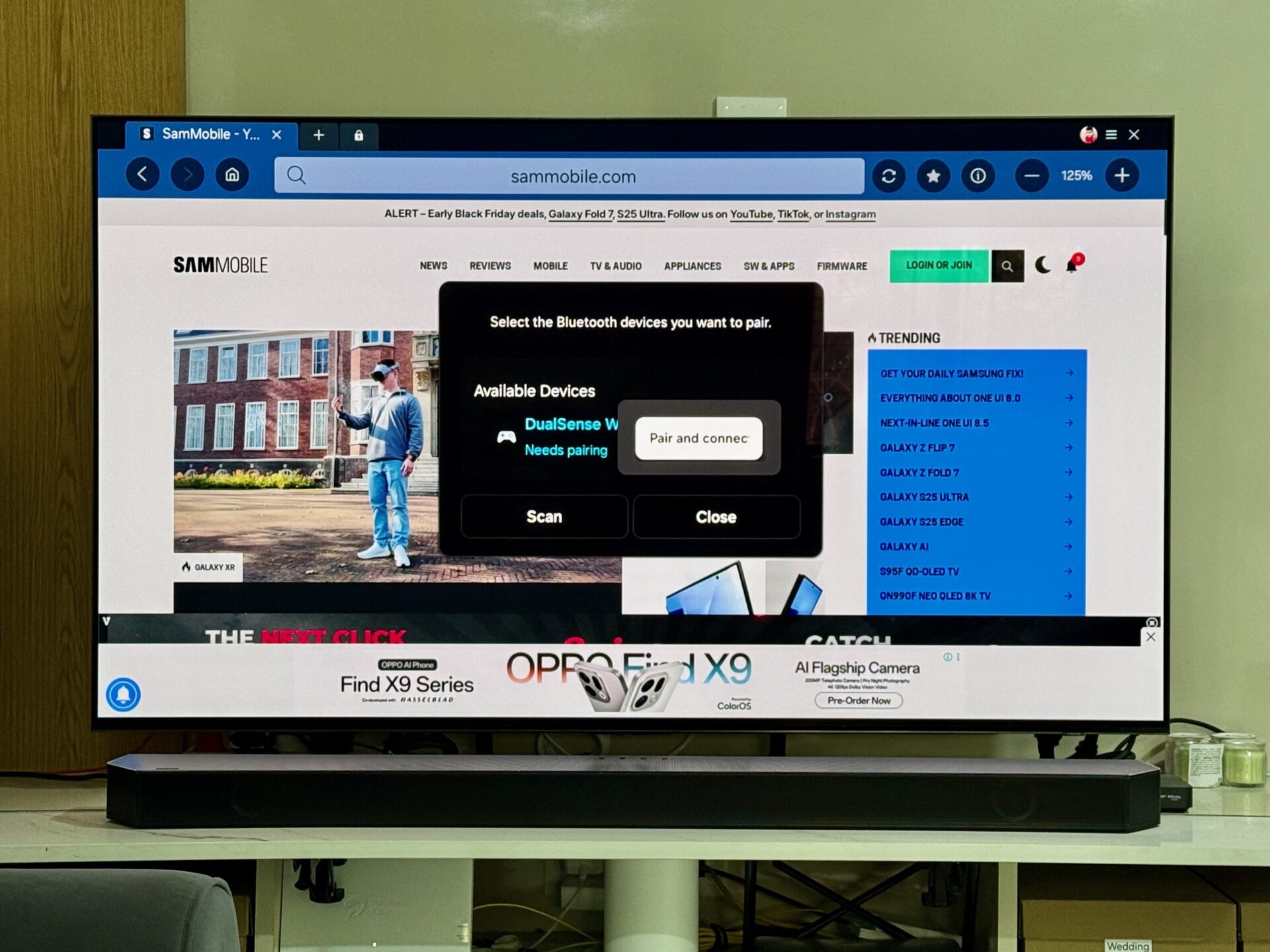 pairing samsung tv or smart monitor with sony dualsense wireless controller for playstation (02)