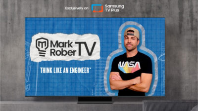 samsung tv plus gets mark rober tv channel