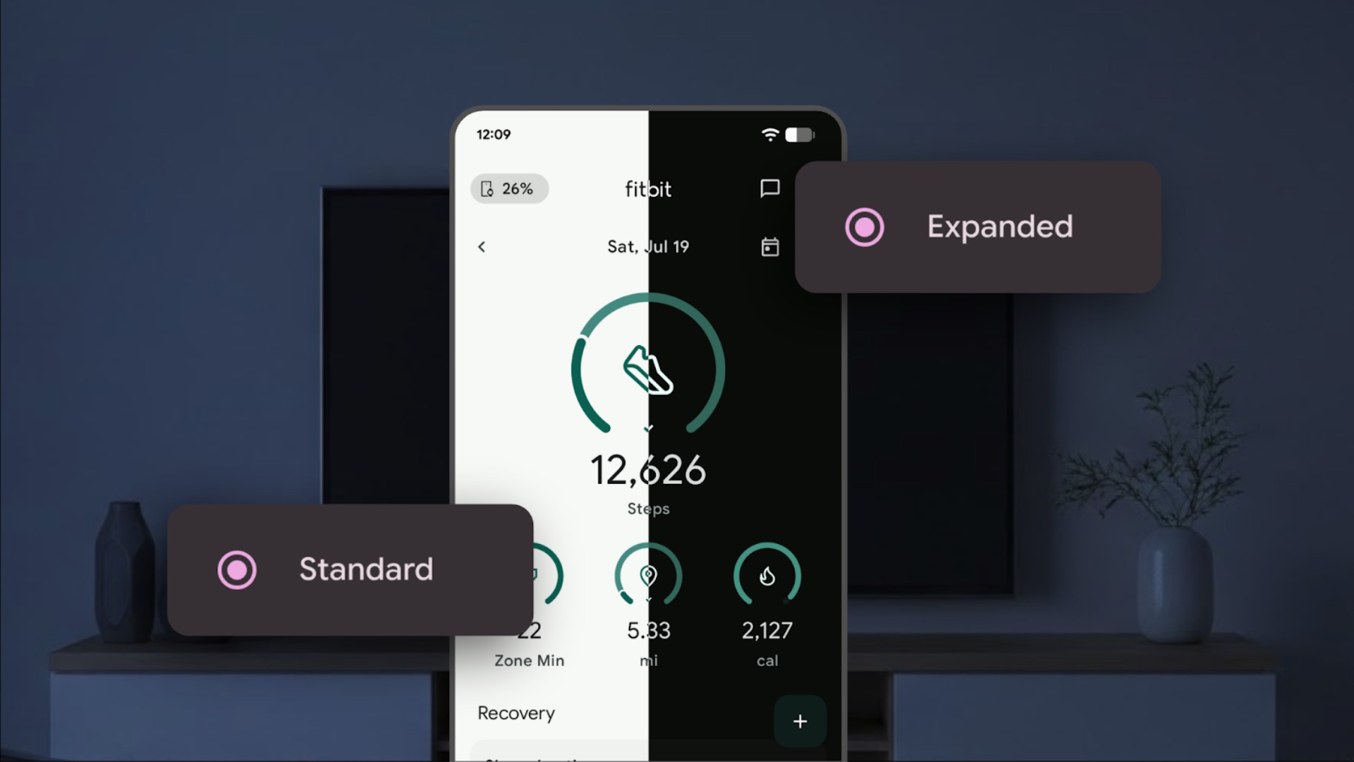 google android 16 qpr2 expanded dark theme ui