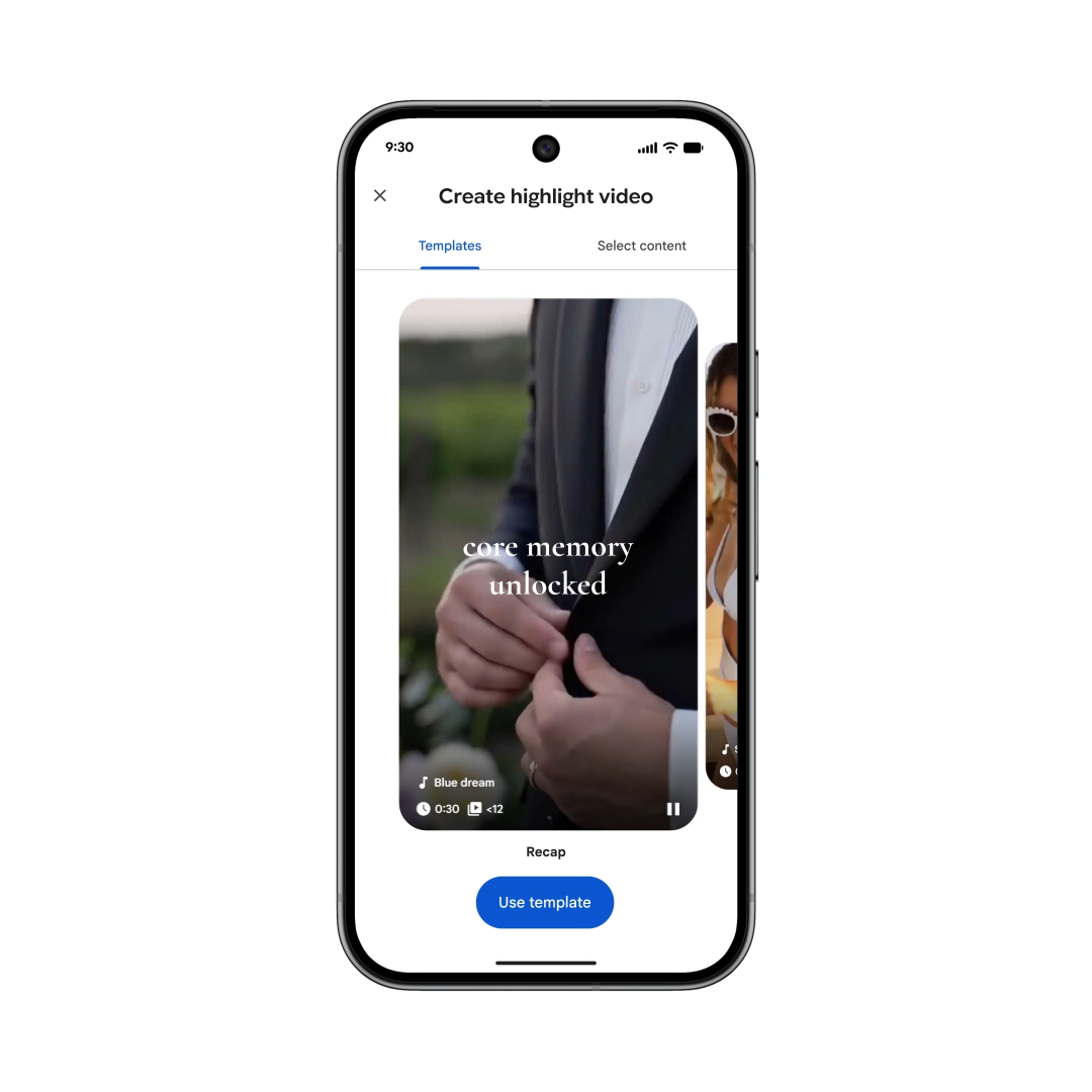 google photos android highlight video