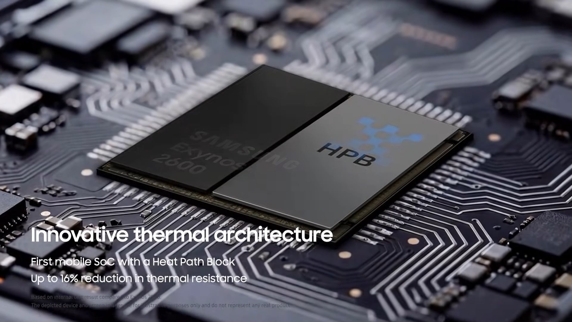 samsung exynos 2600 processor heat path block