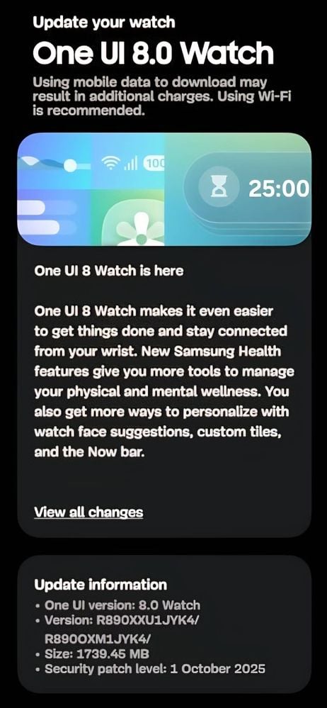 samsung galaxy watch 4 classic one ui 8 watch update india firmware version