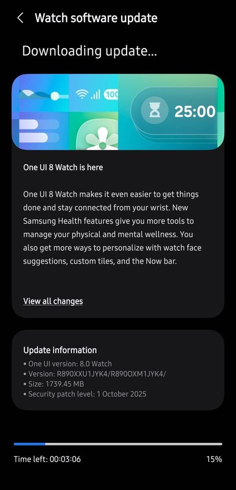 samsung galaxy watch 4 classic one ui 8 watch update india