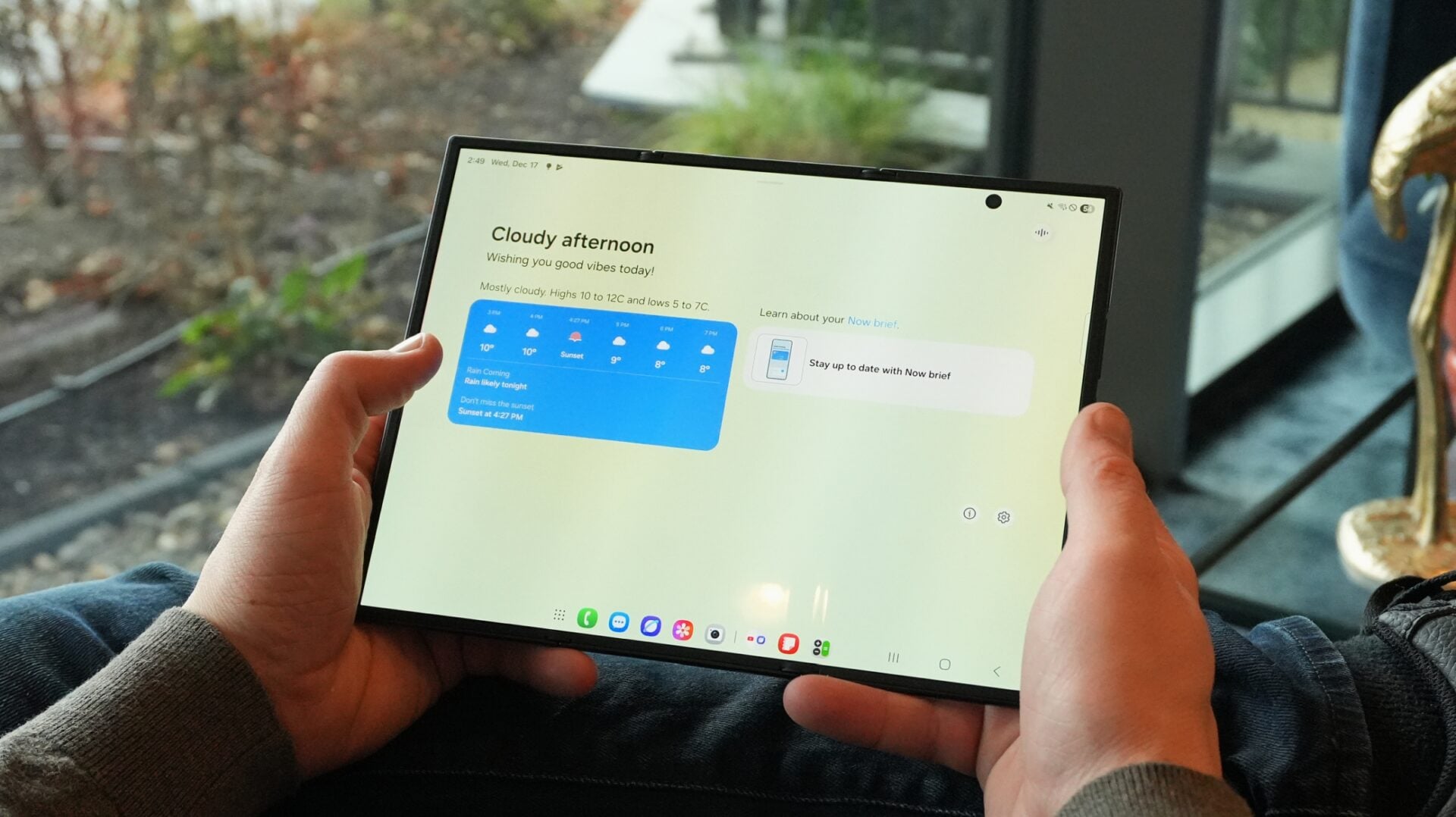 samsung galaxy z trifold now brief