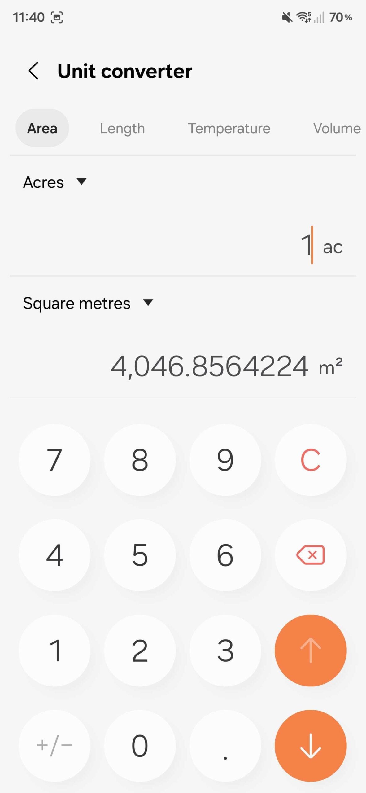 samsung one ui 8.5 calculator app unit converter