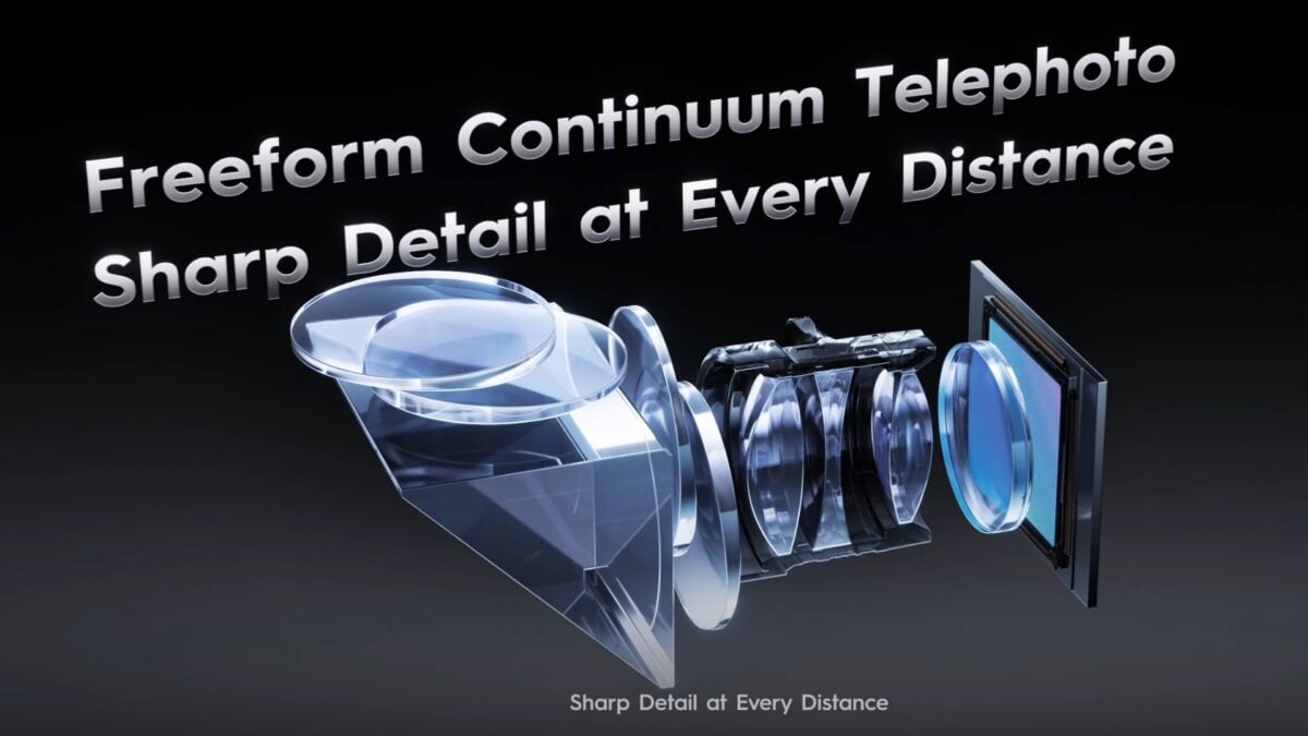 tecno freeform continuum telephoto lens 1x to 9x optical zoom