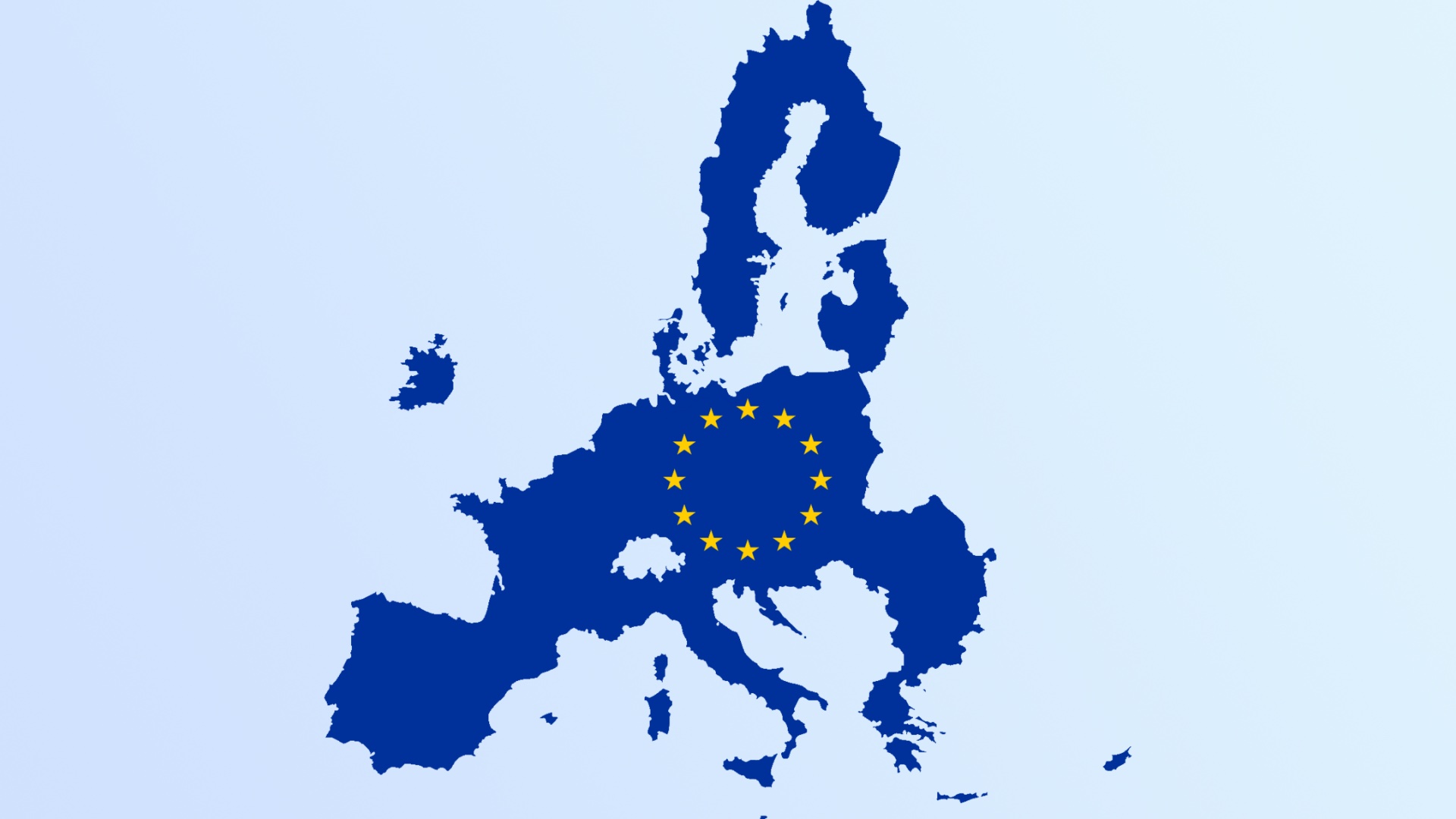 european union countries geographic map