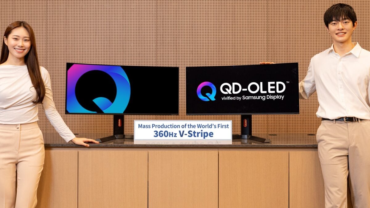 samsung display 34-inch 360hz qd-oled v stripe panels ces 2026