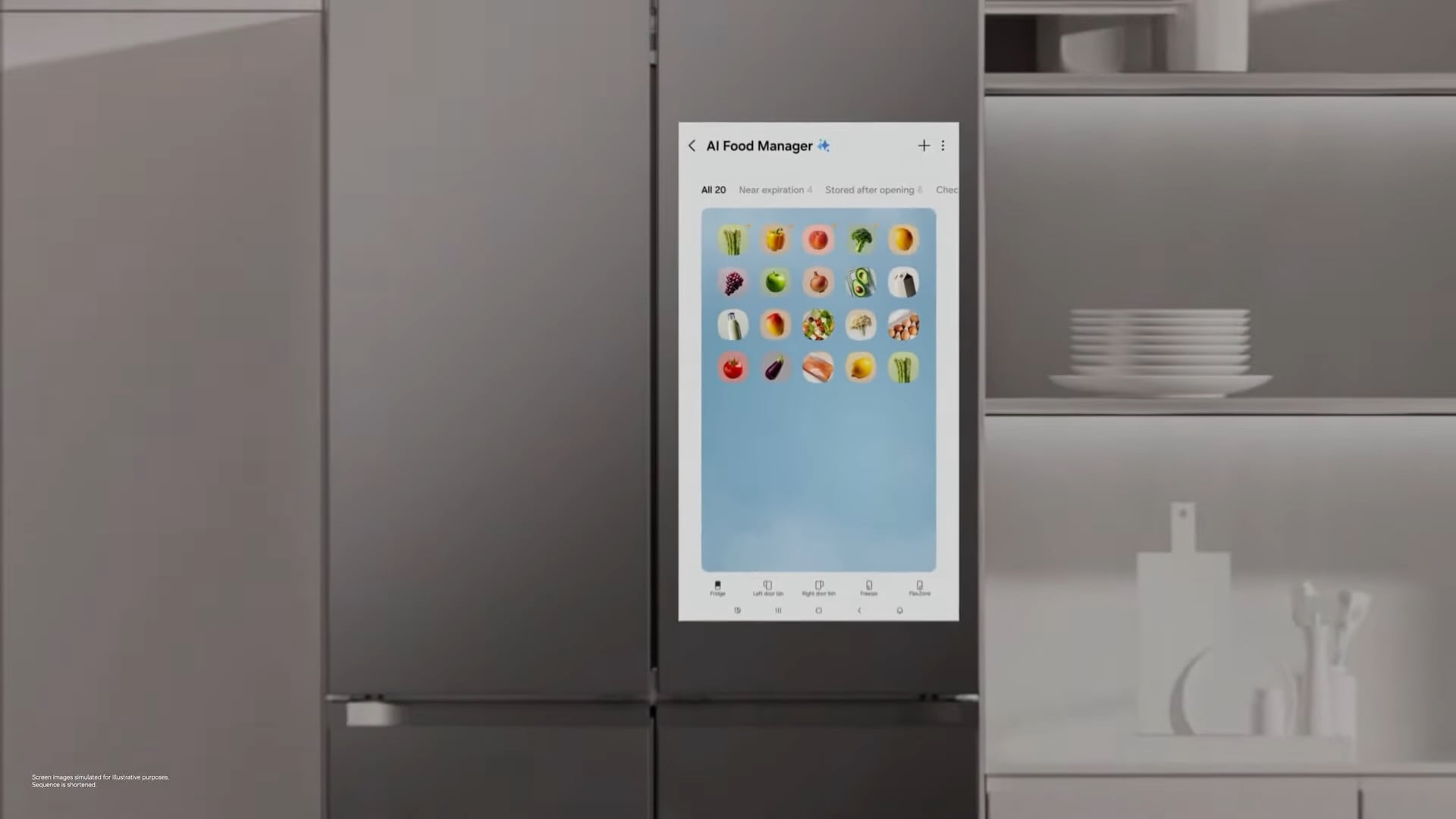 samsung family hub refrigerator ai food manager ces 2026