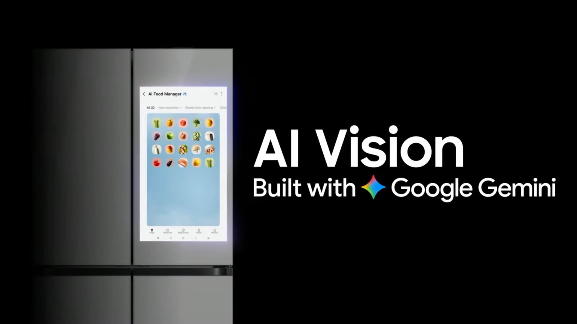 samsung family hub refrigerator ai vision google gemini ces 2026