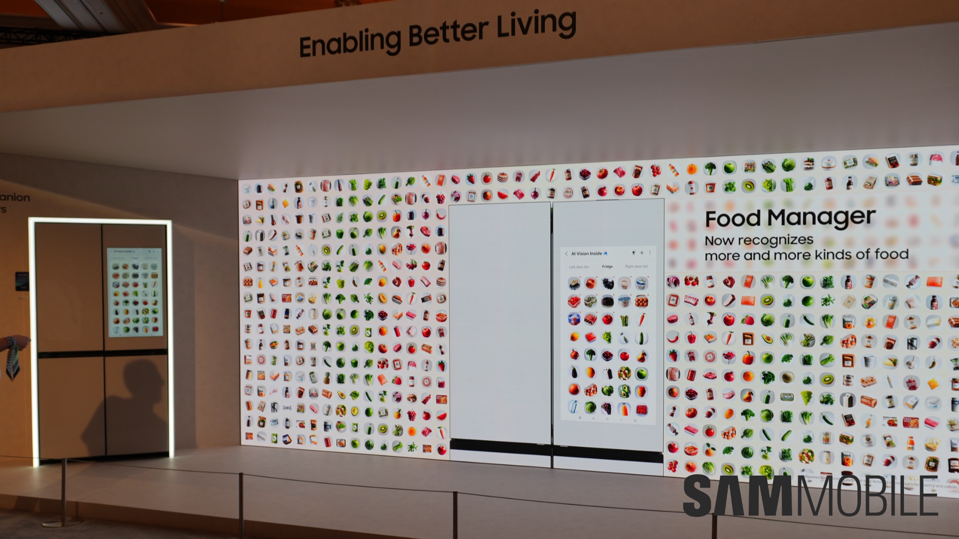 samsung family hub refrigerator bespoke ai food manager ces 2026
