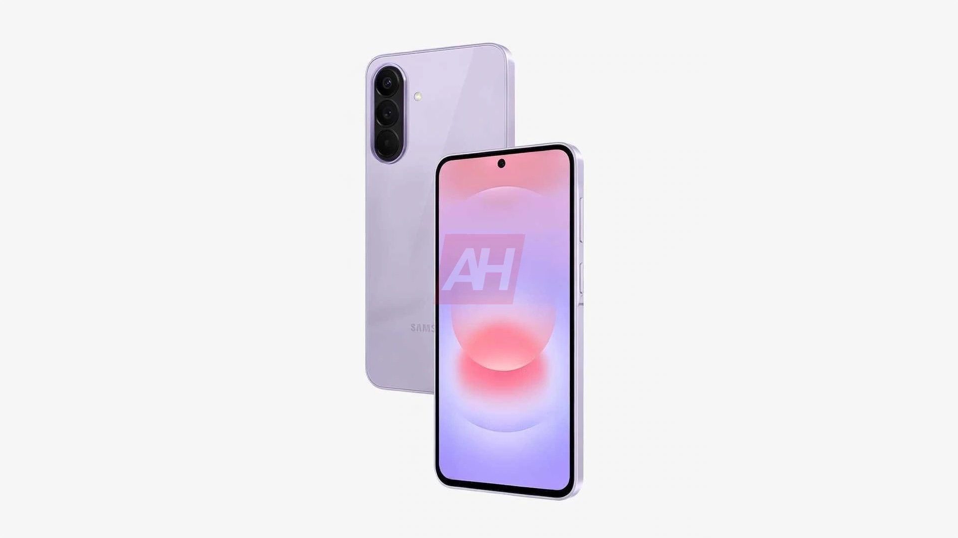 samsung galaxy a37 lavendar press render