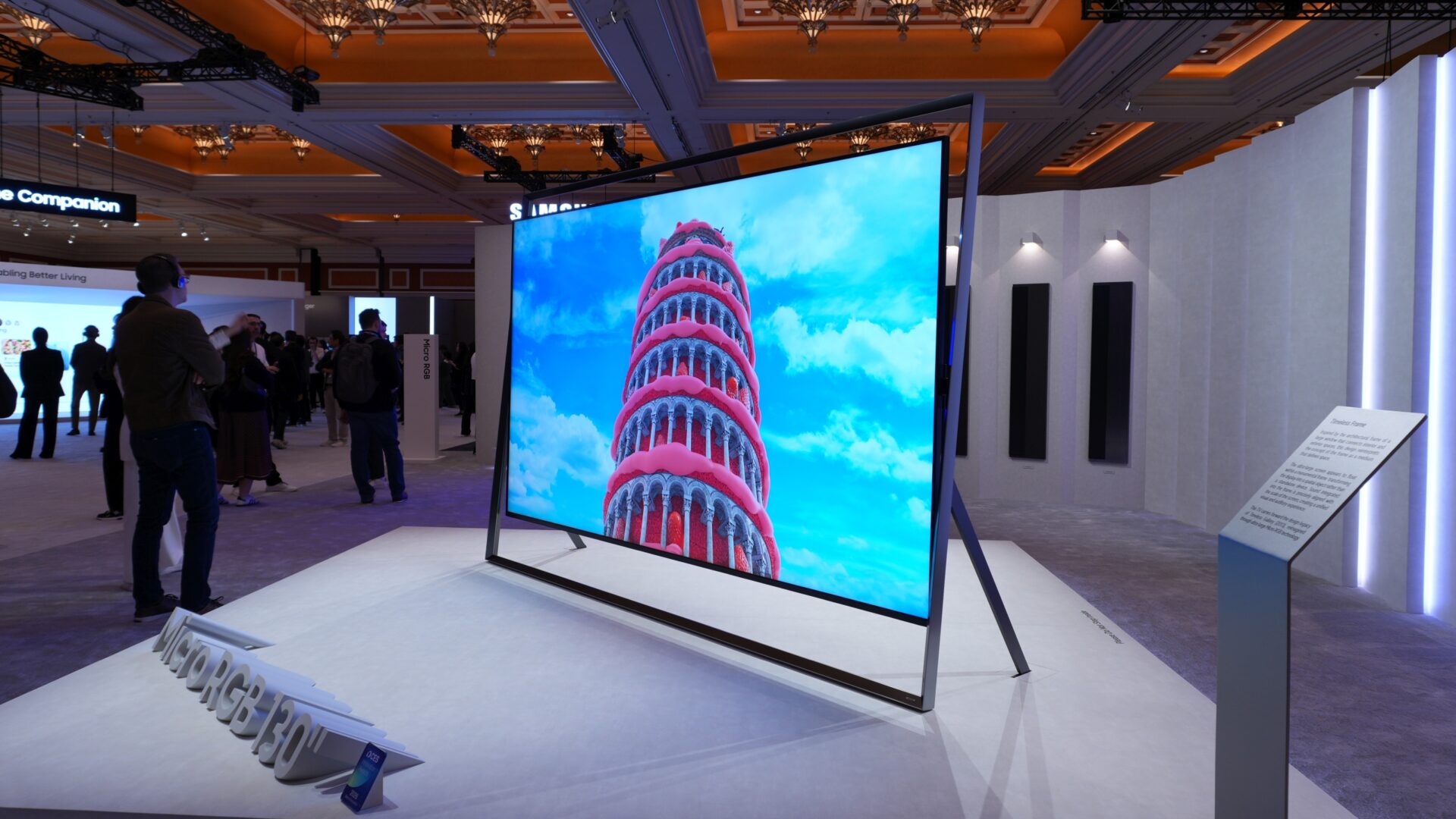 samsung r95h micro rgb 130-inch timeless frame ces 2026