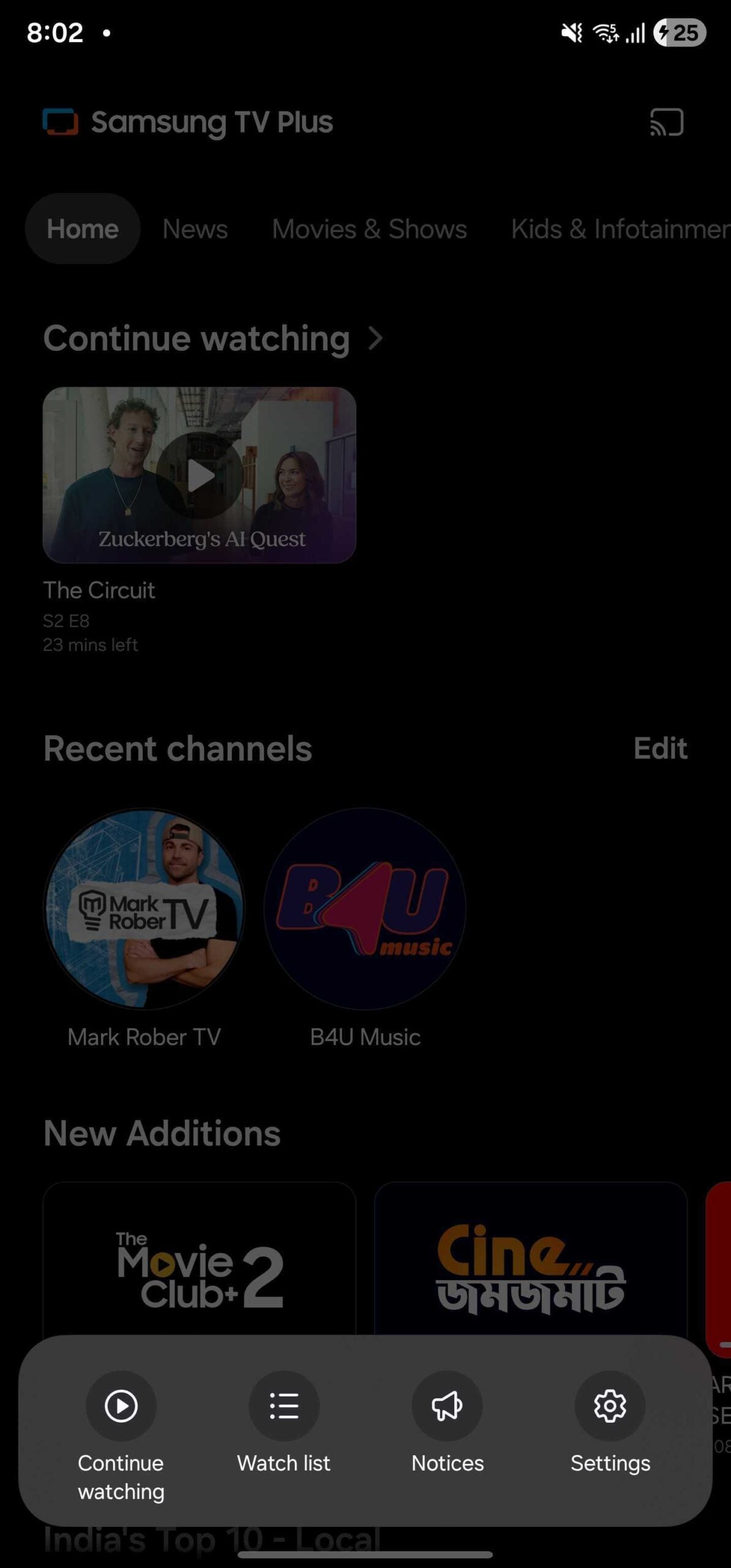 samsung tv plus app android galaxy smartphones and tablets version 1.0.26.8 new one ui 8.5 design (02)