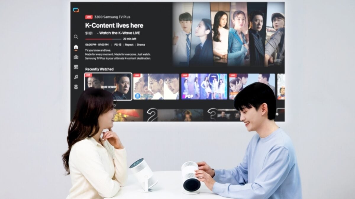 samsung the freestyle plus portable projector tv plus ces 2026