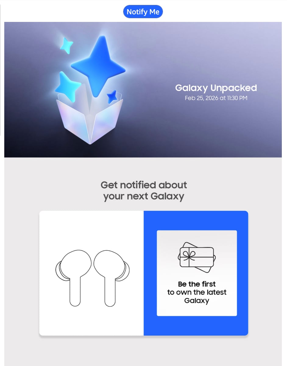 amazon india samsung galaxy unpacked 2026 galaxy buds 4 pro teaser