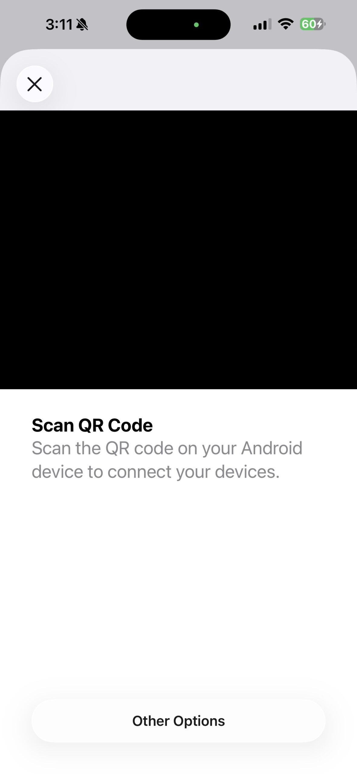 apple iphone ios 26.3 data transfer to android qr code scanning