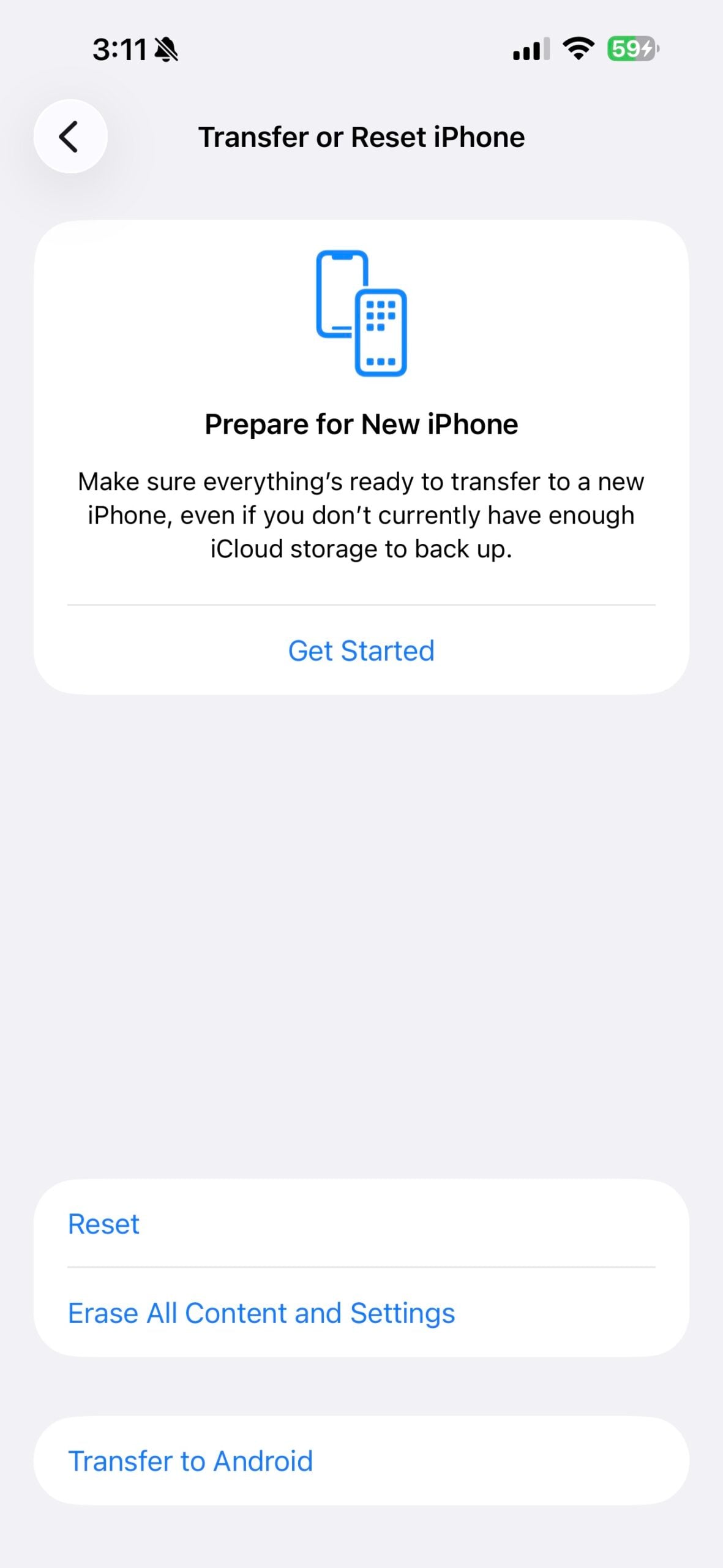 apple iphone ios 26.3 data transfer to android