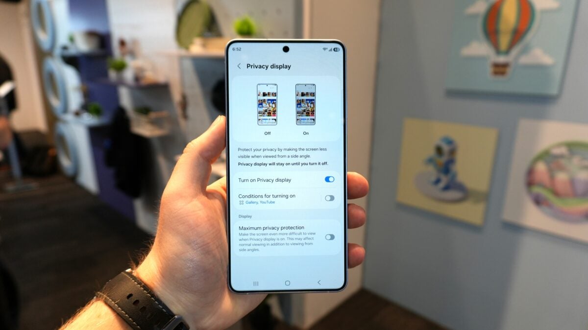 galaxy s26 ultra privacy display 2