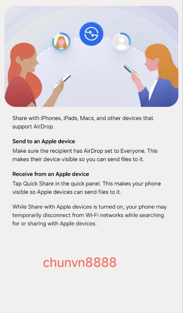 samsung galaxy s26 quick share apple airdrop support