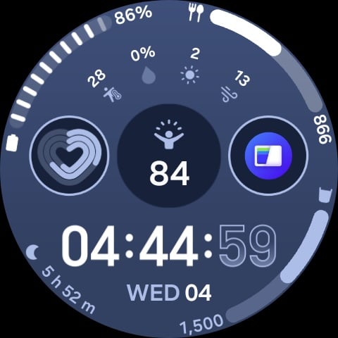 samsung galaxy watch face circle dashboard customization