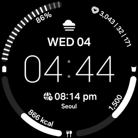 samsung galaxy watch face digital dashboard customization