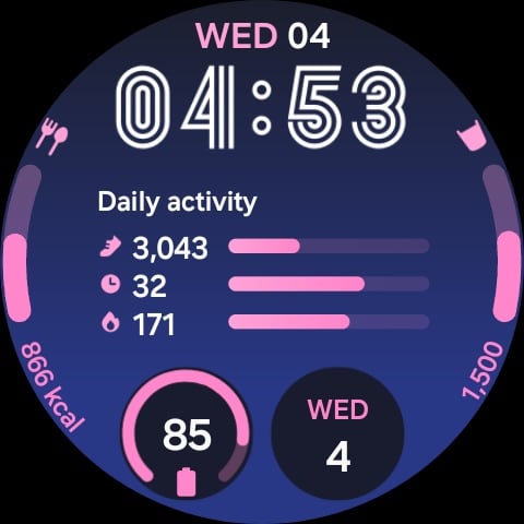 samsung galaxy watch face info board customization