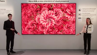 samsung micro rgb tv digital signage display ise 2026