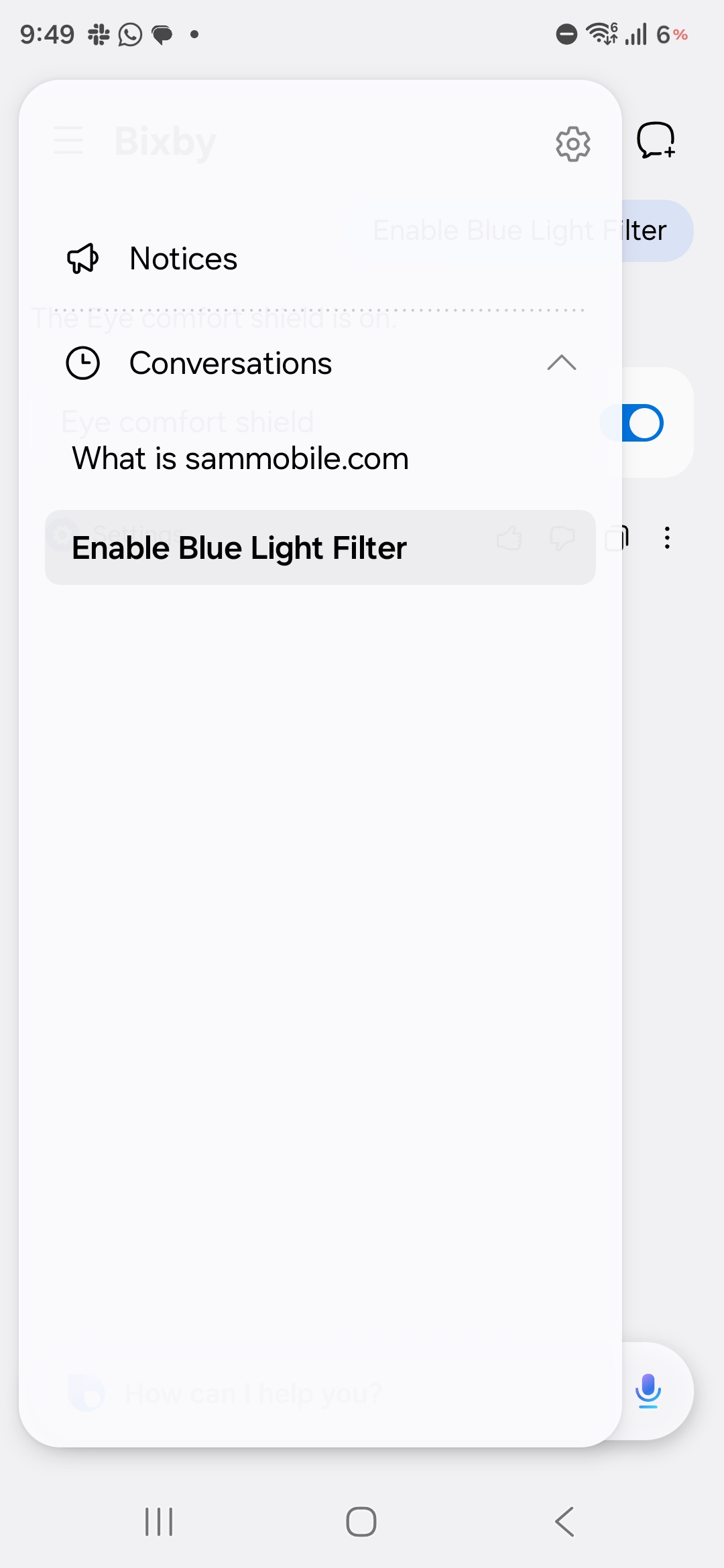 samsung one ui 8.5 bixby galaxy s25 ultra beta conversations list
