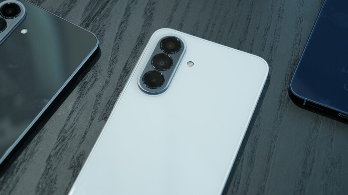 samsung galaxy a57 white rear design