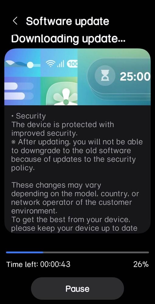 samsung galaxy s23 fe update february 2026 security patch india