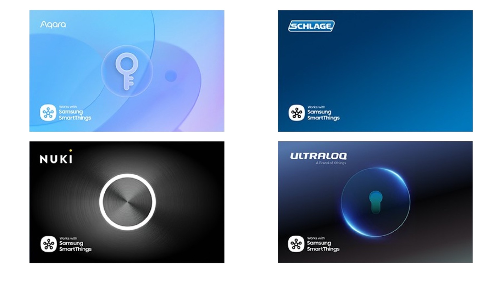 samsung smartthings digital home key aqara nuki schlage ultraloq support