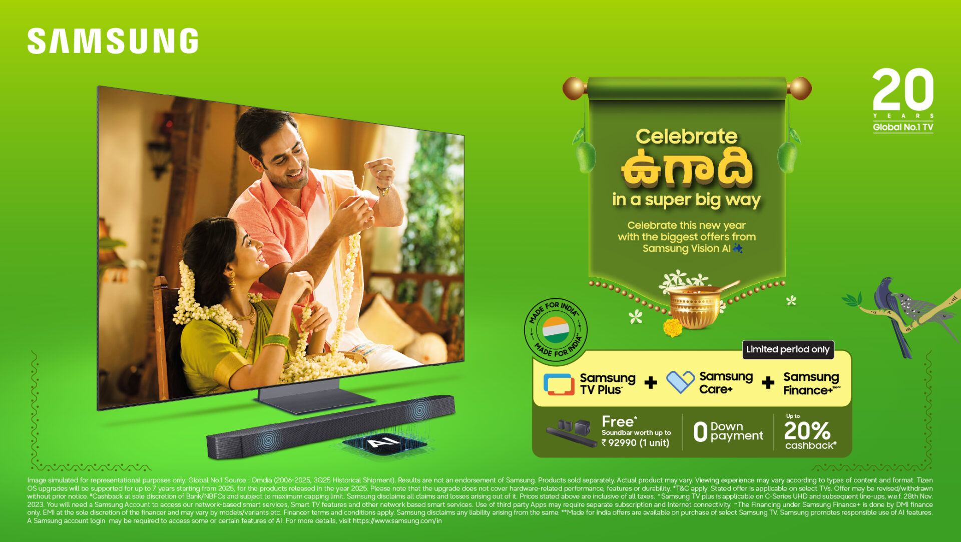 samsung ugadi special campaign india for bespoke ai home appliances and tvs 2026