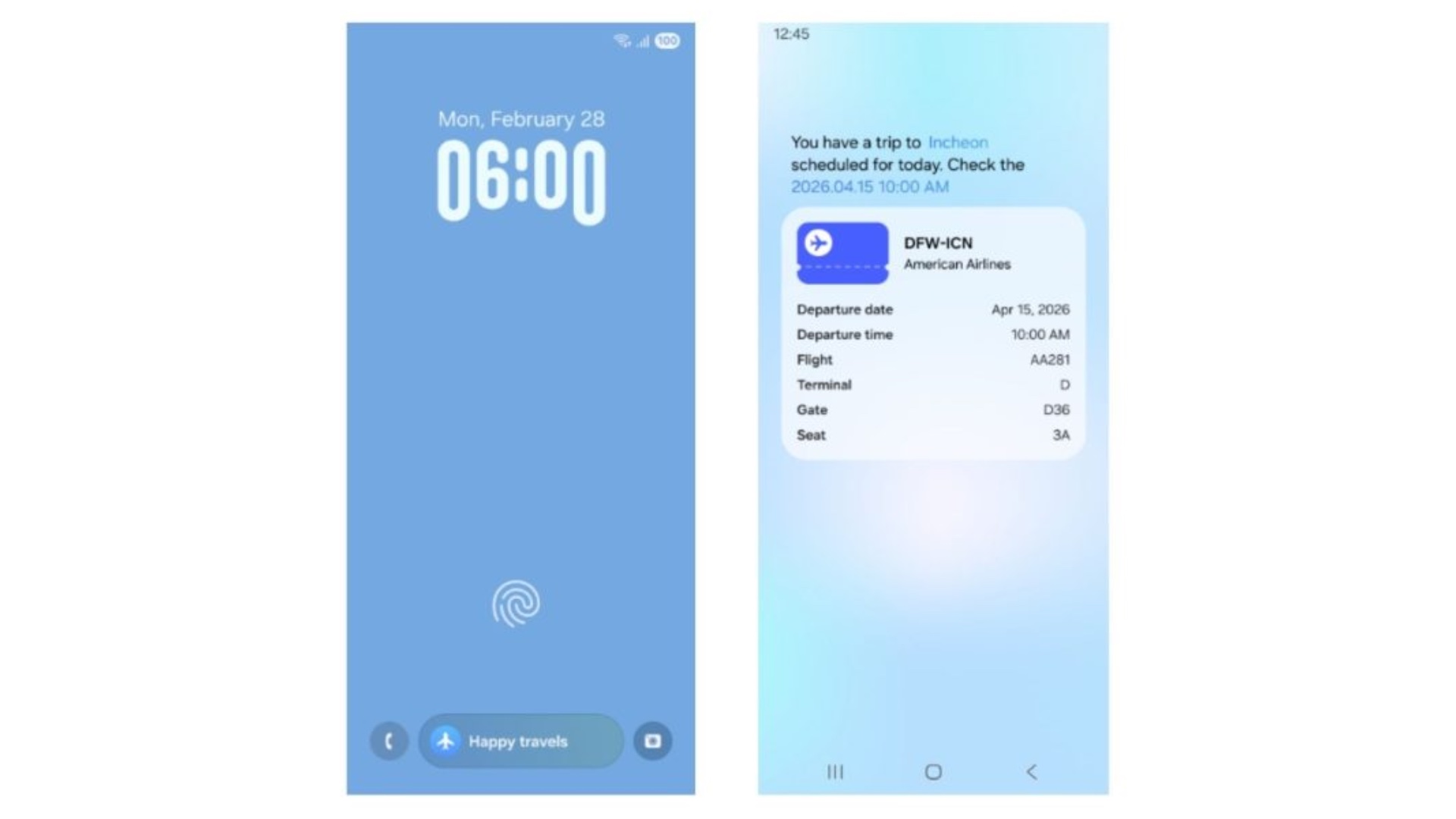 samsung wallet american airlines boarding pass travel updates now bar brief