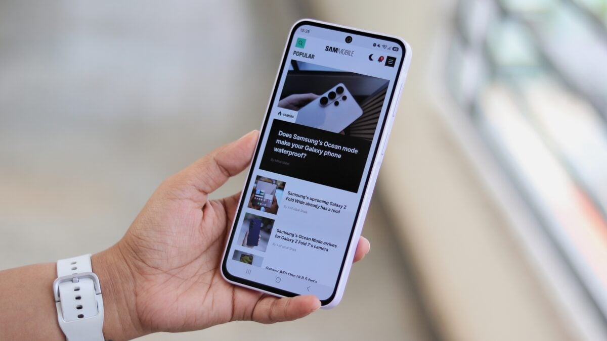 samsung browser on the galaxy a37