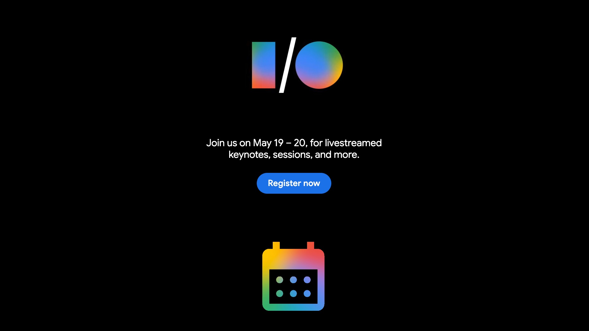 google io 2026 schedule