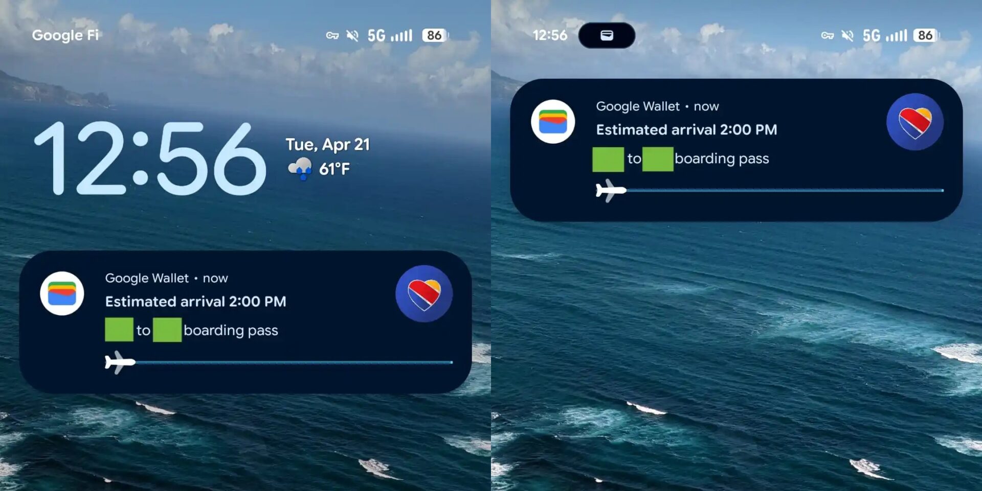 google wallet flight tracking live updates