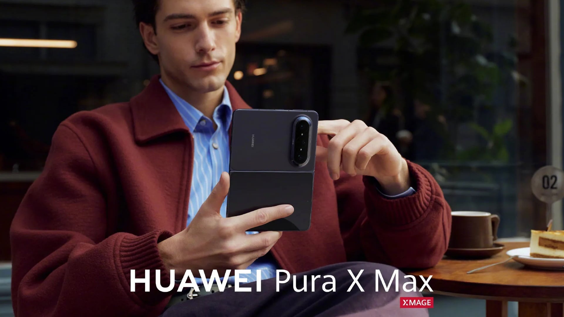 huawei pura x max cameras cover display black