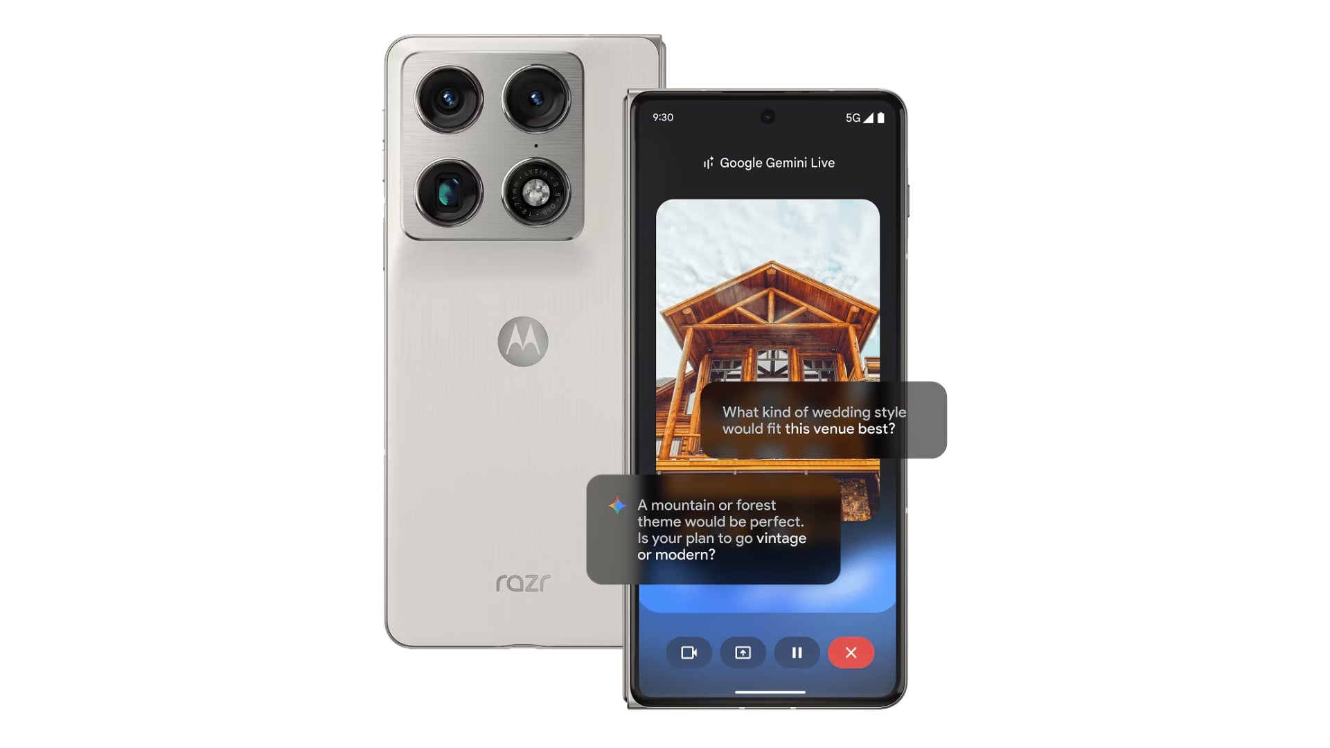 motorola razr fold white gemini