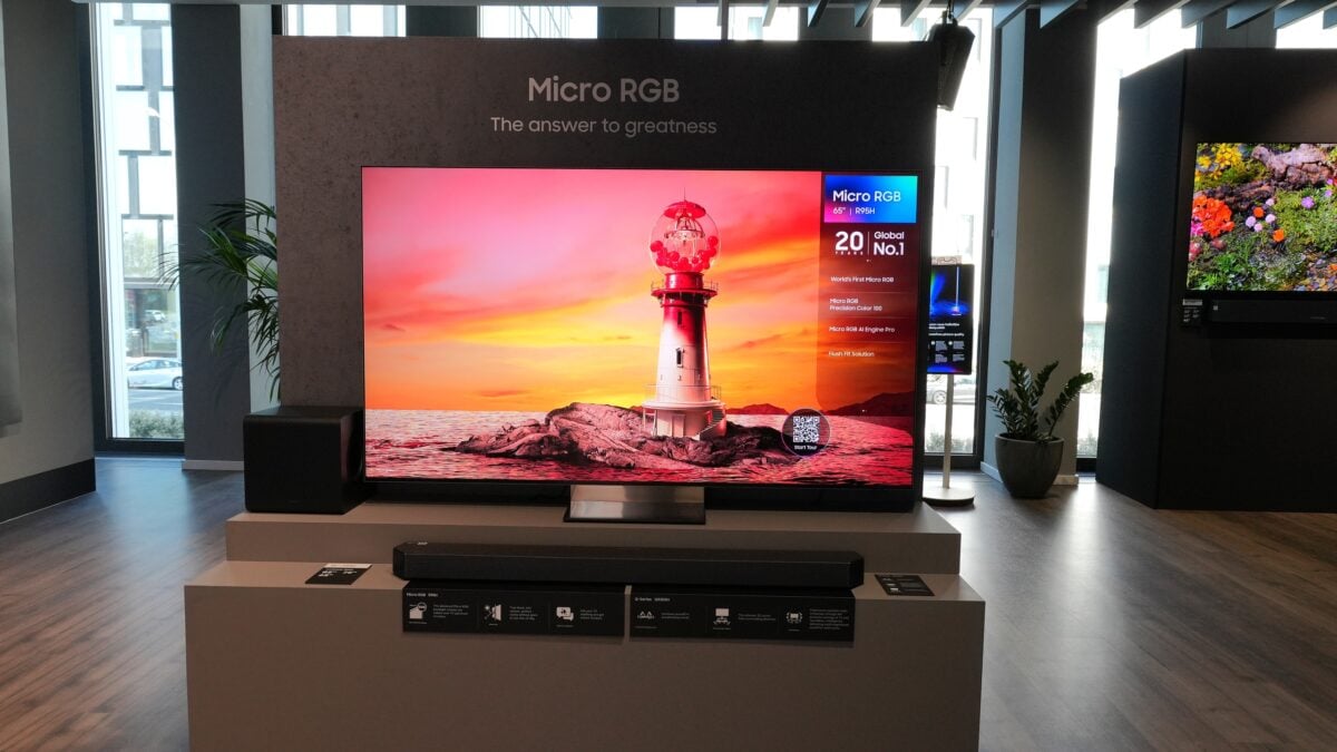 Samsung вывезет Micro RGB-телевизоры R95H в Европу в мае