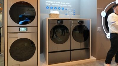 samsung bespoke ai washer dryer ai wash plus ces 2026
