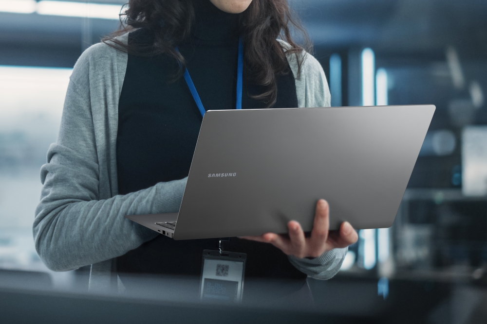 samsung galaxy book 6 enterprise edition from the back
