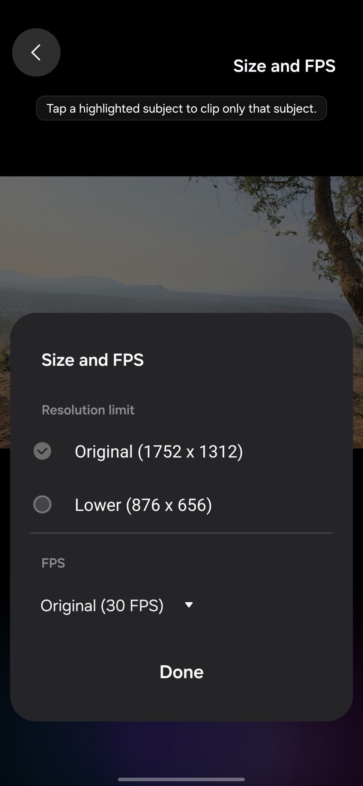 samsung galaxy enhance-x april 2026 update animated sticker generation fps resolution options